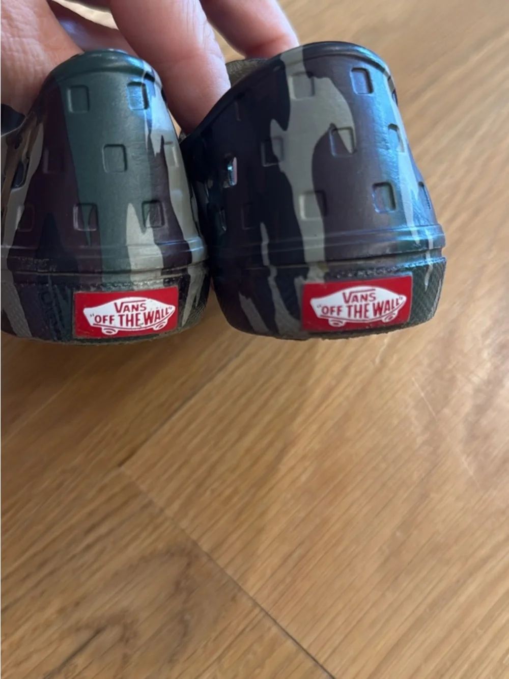 Vans Kids Camouflage Slip-On Water Shoes - Green/Black/Gray